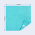 HOMEXCEL Microfiber Cleaning Cloth, 12 Pack Cleaning Rags with 4 Color Assorted, 11.5"X11.5" (Green/Blue/Yellow/Pink)