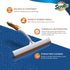 SCRUBIT Window and Shower Squeegee, Lightweight Cleaner for Windows, Glass, and Mirrors, Streak Free Cleaning Tool