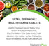 NaturesPlus Ultra Prenatal Multivitamin, 800 mcg Folate, 90 Vegetarian Tablets, Gluten-Free, 45 Servings