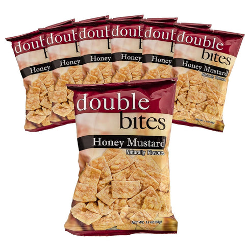 Weight Loss Systems - Honey Mustard Double Bites, High Protein Snack, Low Calorie, Gluten Free, 7 Bags