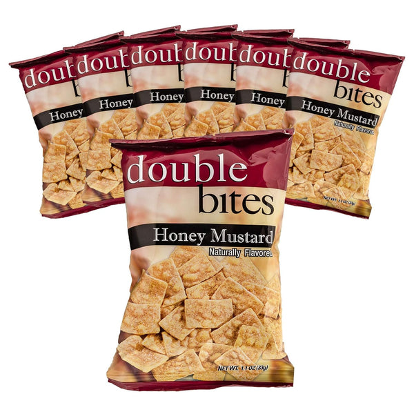 Weight Loss Systems - Honey Mustard Double Bites, High Protein Snack, Low Calorie, Gluten Free, 7 Bags