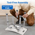 6 Shower Chair for Elderly Shower Seat for Inside Tub Tool-Free Shower Stool Adjustable Heights Bathtub Chairs