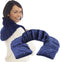 SunnyBay Microwave Heating Pad, Microwavable Heated Neck and Shoulder Wrap for Pain Relief, Blue