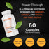 Power Through Nootropics Brain Supplement | Memory and Focus with L-Theanine, Bacopa Monnieri, Rhodiola Rosea & B12