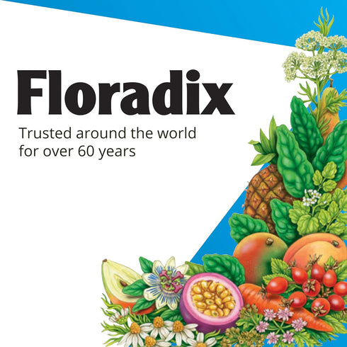 Floradix Kinder Love Vegan Gluten-Free Liquid Multivitamin for Healthy Development, 8.5 Fl Oz