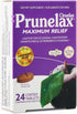 Prunelax Ciruelax Maximum Relief Laxative Tablets, Natural Senna for Occasional Constipation, Vegan & Gluten-Free, 24ct