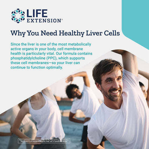 Life Extension HepatoPro Polyunsaturated Phosphatidylcholine - 60 Softgels for Liver Health Support