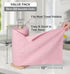 Microfiber Cleaning Cloth, Reusable Paper Towels Rolls, Dish Rags for Kitchen, Bathroom, Car, 12x12 inch, 50 Packs