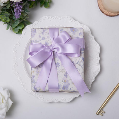 1 Inch Double Face Satin Lavender Ribbon for Gift Wrapping, Hair Bows, Chair Sash, 25 Yards