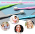 4 Pieces Soft Micro-Nano Manual Toothbrush - Extra Soft Bristles for Fragile Gums, Adult Kid Children (Blue & Pink)