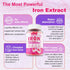 Vegan Iron Filled Gummies for Women - Non Constipating High Absorption 26mg Gentle Bisglycinate Iron with Vitamin C,