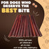 Woofley's 12 Inch (8 Count) Beef Collagen Sticks for Dogs Bully Stick Rawhide Alternative Dog Chews No Hide Bones