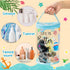 Y1tvei Clear Beach Cruise Lotion Toiletry Bag, Waterproof PVC Cosmetic Bag for Sunscreen Travel Makeup, Organizer Pouch