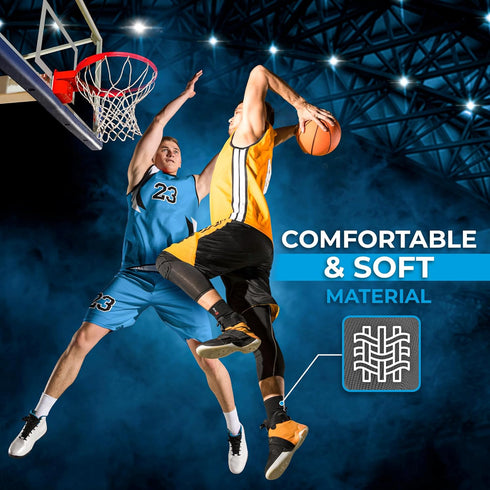 WYOX Ankle Brace Compression Sleeve for Men and Women Breathable Neoprene Lightweight Ankle Wrap for Sprain, Injury