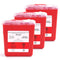 Alcedo Sharps Container, 2 Quart (3-Pack), Biohazard Needle and Syringe Disposal, Medical Grade