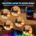 KCKJ Jellyfish,250ml 3 7 Jellyfish Essential Oil Diffuser Sound-Activated Spray Dancing Aroma Air Diffuser, Mist Modes