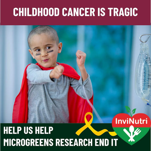 InviNutri Superfoods Powder for Sensory Special Needs and Picky Eaters, 30mg Sulforaphane Vitamin Supplement Trial Size