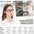 OCCI CHIARI Large 2.25 Reading Glasses - Designer Readers for Women (1.0 1.25 1.5 1.75 2.0 2.25 2.5 2.75 3.0 3.5)