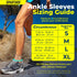 Sparthos Ankle Compression Socks (Pair) - Plantar Fasciitis Brace with Arch Support for Sports and Everyday Wear