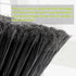Green Indoor Broom with 54" Long Handle for Floor Cleaning in Kitchen, Garage, and Patio