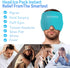 General Medi Cold Therapy Headache & Migraine Ice Wrap Cap, Blue Hat for Puffy Eyes, Tension, Sinus & Stress Relief