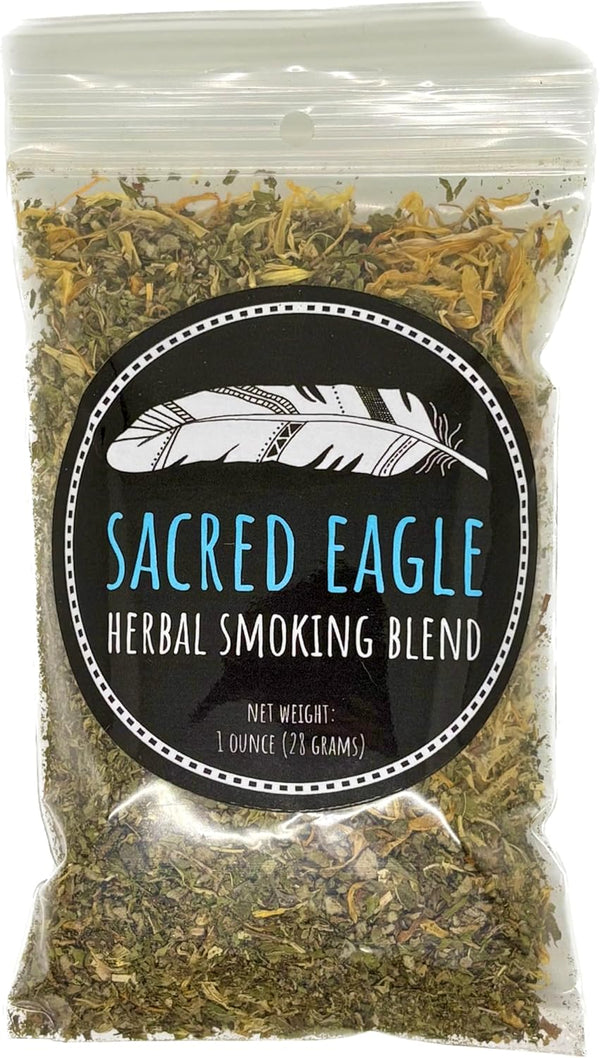 Jade & Pearl Sacred Eagle Herbal Smoking Blend (1 oz Bag)