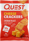 Quest Nutrition Cheese Crackers, Cheddar Blast, 10g Protein, 12 Packs (1.06 oz bags)