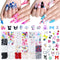 Mix Assorted 3D Nail Charms, Kawaii Kitty Bowknot Lollipop Bear Planet Nail Supplies with Rhinestones for Crafts