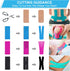 Precut Kinesiology Tape, 3 Rolls Pack, Elastic Sports Tape for Pain Relief, Muscle Support, Waterproof