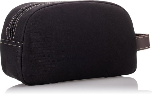 Timberland mens Toiletry Bag Canvas Travel Kit Organizer, black, One Size