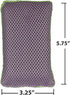 Double-Sided 2-in-1 Microfiber Sponge, Reusable Cleaning Scrubber for Kitchen and Bathroom, Heavy-Duty Scouring
