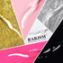 RARJSM Gel Liner Nail Art Polish Set of 6pcs, Popular Colors Black White Pink Rose Red Glitter Silver Gold, 8ml for DIY