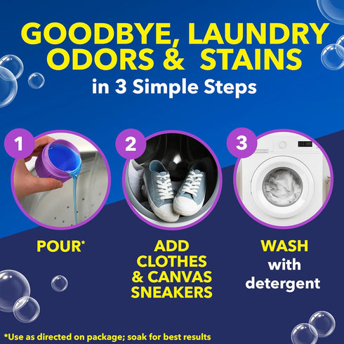 OxiClean Odor Blasters Odor and Stain Remover Laundry Booster Liquid, 50 fl oz