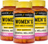 MASON NATURAL Women's Daily Multi Formula with 21 Essential Vitamins and Nutrients, 90 Caplets (Pack of 3)