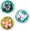 Fit & Fresh Cool Coolers Children's Boo Boo Gel Ice Pack, 4x4”, Reusable Cold Compress for Minor Injuries, 3 Pack