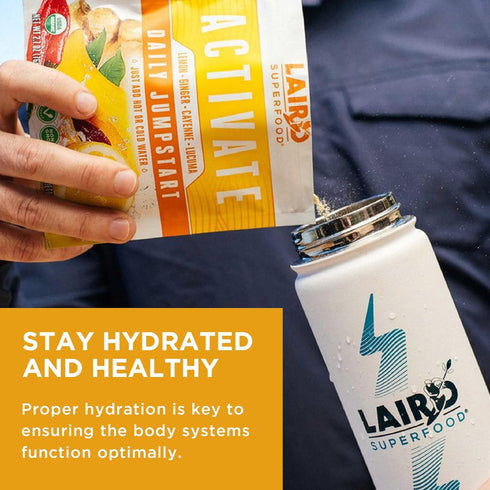 Laird Superfood Morning Jumpstart Powder Supplement, Lemon, Lucuma, Ginger, Cayenne Cleanse, Organic, 2.7 Oz Bag
