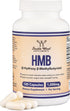 Double Wood Supplements HMB Supplement, Third Party Tested, Non-GMO, Gluten Free, 120 Capsules, 1000mg per Serving