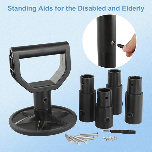 PebblePulse Standing Assist Aid for Elderly, Help Getting Up from Floor - Adjustable Height, Non-Slip Base for Safe