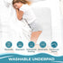 Washable Underpads 34”x36” (2 Pack), 4-Layers Waterproof Bed Pads for Incontinence, Bedwetting, and Pet Accidents