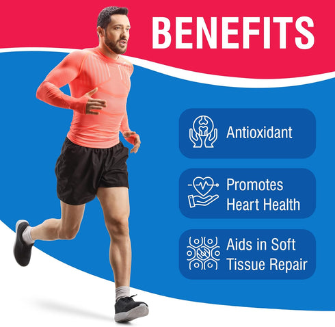 Bromelain Supplement for Soft Tissue Injuries - 40 Tablets - Soft Tissue Support with Vitamin C, Zinc, Bioflavonoids