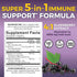 Viva Naturals Elderberry with Vitamin C and Zinc for Adults - 5 in 1 Sambucus Black Elderberry Capsules with Vitamin D3