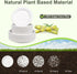 Set, 7-inch, 9-inch 100 Disposable Paper Plates Eco friendly Heavy Duty Plates and Napkins Party Supplies, Compostable