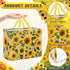Peconal Large Sunflower Gift Bag with Tissue Paper and Greeting Card Yellow Sunflower Party Favor Bags Decorations