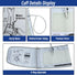Extra Large Cuff Compatible with Omron 9”-21” Inches, XL Blood Pressure Replacement Cuff, Grey