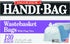 Handi-Bag HAB6FW130 Pack, 8gal, 0.6mil, 22 24, 130) Super Value x White (Box