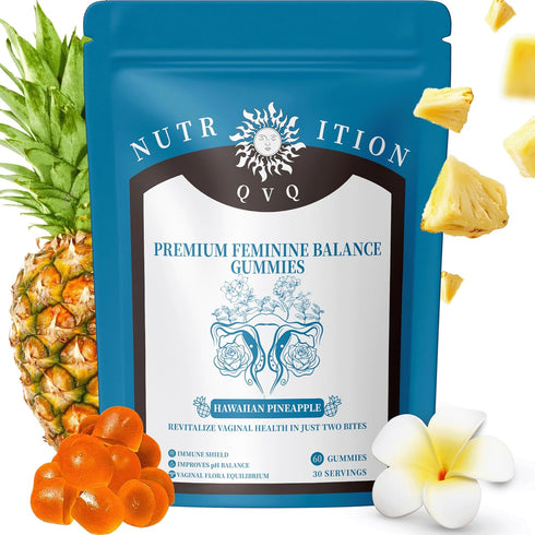 Organic Natural Sourcing Premium Feminine PH Balance Gummies for Women's Health, Immune