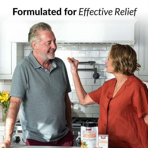 Force Factor Better Turmeric Joint Support Supplement, 120 Soft Chews with HydroCurc Turmeric Curcumin