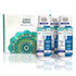 GuruNanda Dual Barrel Oxyburst Whitening Mouthwash, 3x20 Fl Oz, Alcohol & Fluoride Free with Natural Essential Oils