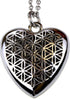 Wild Essentials Heart of Chrome Essential Oil Diffuser Nickel Free Alloy Locket Pendant with