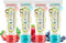Jack N' Jill Natural Toothpaste for Baby and Infants - Fluoride Free, 40% Xylitol, BPA Free - Strawberry & Blueberry,